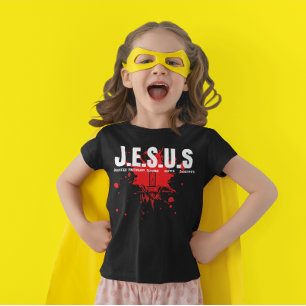 JESUS - Bid Gebed Spiritueel Evangelie Voor Meisje T-shirt
