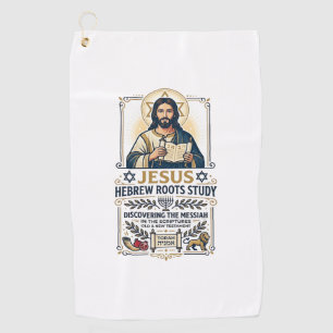 Jesus Bijbel Talen Hebreeuws Grieks Nerd Shirt Fai Golfhanddoek