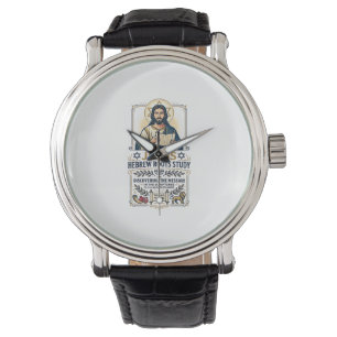 Jesus Bijbel Talen Hebreeuws Grieks Nerd Shirt Fai Horloge
