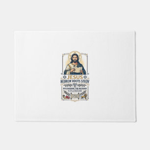 Jesus Bijbel Talen Hebreeuws Grieks Nerd T-shirt F Deurmat