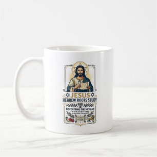 Jesus Bijbel Talen Hebreeuws Grieks Nerd T-shirt F Koffiemok
