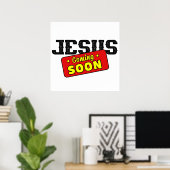 JESUS Binnenkort verkrijgbaar Poster (Thuiskantoor)