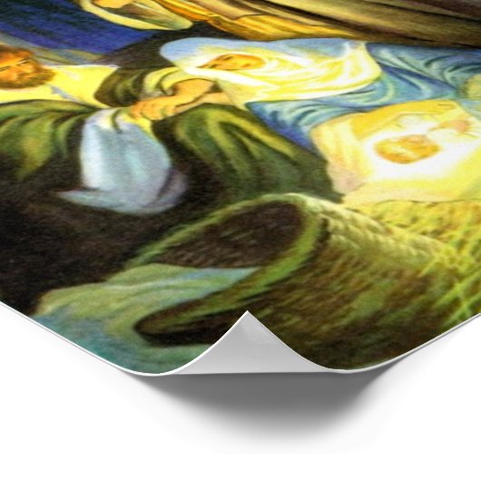 Jesus Birth Poster 15x15 (Hoek)