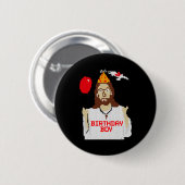 Jesus Birthday Boy Christmas Essential T Shirt Ronde Button 5,7 Cm (Voorkant /achterkant)