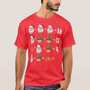Jesus Birthday Wiskunde leraar Humor XMas order of T-shirt