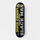 JESUS BLACK MAN JMT 7 3/4-inch skateboard Deck (Voorkant)