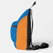 JESUS - Blauw en Oranje Sling Bag (Rechts)