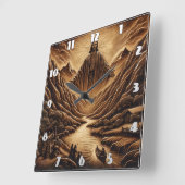 Jesus Blessing Valley bij zonsondergang Vierkante Klok (Hoek)