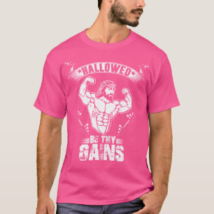 Jesus Bodybuilding T Shirt - Grappige Jesus Gewich