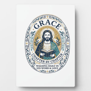 Jesus Boek Club Lezen Community Grafische T-shirt Fotoplaat