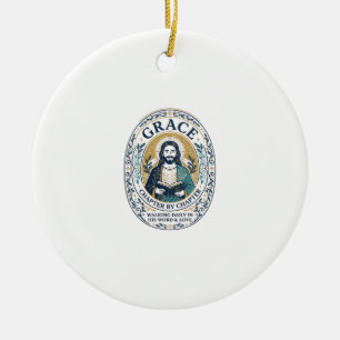 Jesus Boekclub Lezende Gemeenschap Grafische T-shi Keramisch Ornament