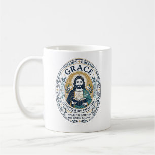 Jesus Boekclub Lezende Gemeenschap Grafische T-shi Koffiemok