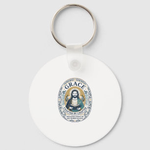 Jesus Boekclub Lezende Gemeenschap Grafische T-shi Sleutelhanger