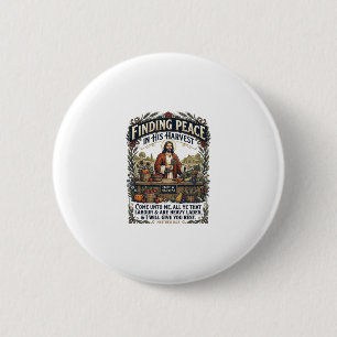 Jesus Boerenmarkt Ambachtelijk Voedsel Grafisch T- Ronde Button 5,7 Cm