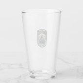 Jesus Borduurpatch Kijk Jezus Geborduurde Patch Glas (Achterkant)