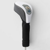 Jesus Borduurpatch Kijk Jezus Geborduurde Patch Golfheadcover (Schuin)