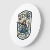 Jesus Borduurpatch Kijk Jezus Geborduurde Patch Grote Klok (Hoek)