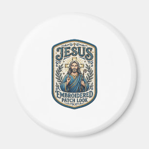 Jesus Borduurpatch Kijk Jezus Geborduurde Patch Magneet