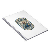 Jesus Borduurpatch Kijk Jezus Geborduurde Patch Notitieboek (Rechterzijde)