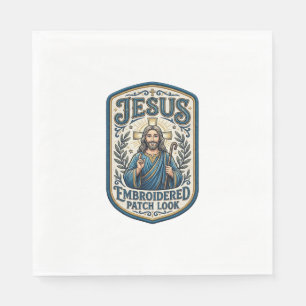 Jesus Borduurpatch Kijk Jezus Geborduurde Patch Servet