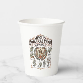Jesus Botanische Grafiek Bijbelse Planten Jezus Bo Papieren Bekers