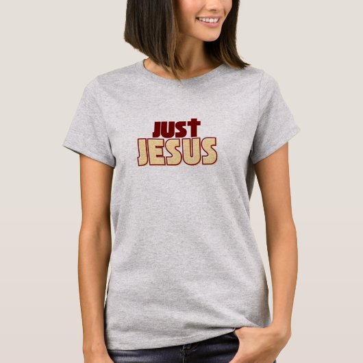 Jesus Bourgondië Christelijk T-shirt (Voorkant)