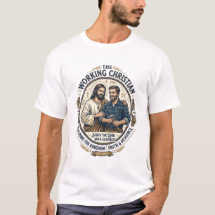 Jesus Bouwvakker T-shirt Christelijke Grafiek_