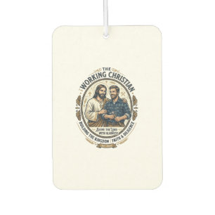 Jesus Bouwvakker T-shirt Christelijke Grafiek_ Luchtverfrisser
