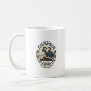 Jesus Bouwvakkerstrui Christelijke Grafiek_ Koffiemok