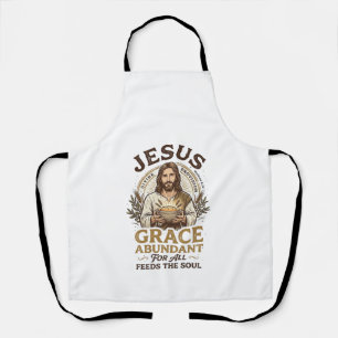 Jesus Bowling Vintage T-shirt Christelijk Grafisch Schort
