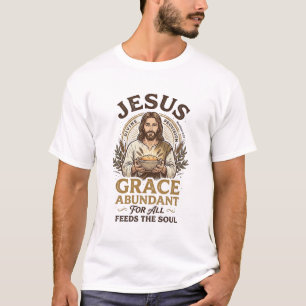 Jesus Bowling Vintage T-shirt Christelijke Grafiek