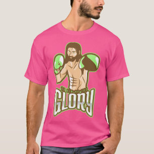 Jesus Boxer Boxing MMA Christelijke vechtsporten T-shirt