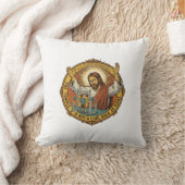 Jesus Boze Biceps Curls Squat Rack Gym Ergernis H Kussen (Deken)