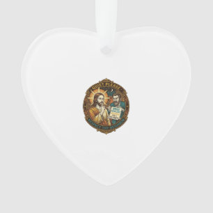 Jesus Boze Buur Geluidsoverlast Luid Feest Politie Ornament