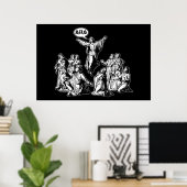 Jesus BRB lol Poster (Thuiskantoor)