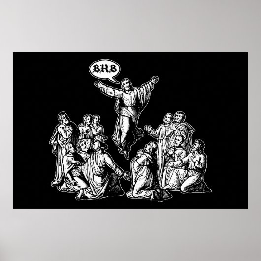 Jesus BRB lol Poster (Voorkant)