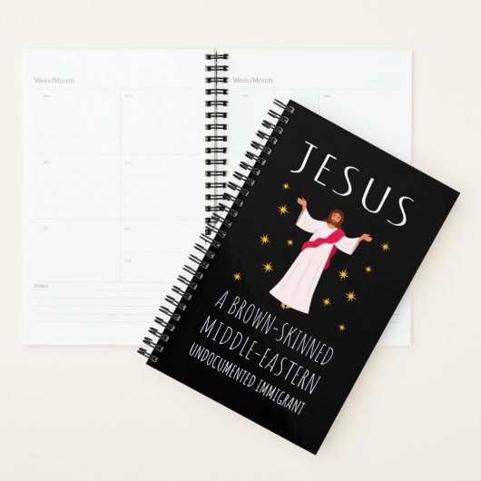 Jesus Brown-skinned ongedocumenteerde immigrant I Planner (Display)