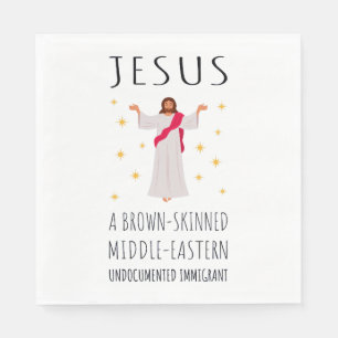 Jesus Brown-skinned ongedocumenteerde immigrant I Servet