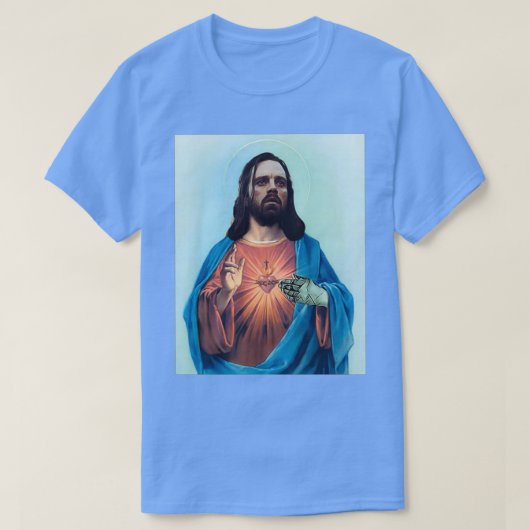 jesus bucky barnes t-shirt (Design voorkant)