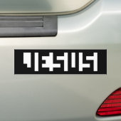 JESUS BUMPERSTICKER (Op auto)