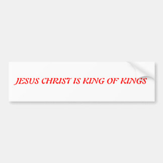 jesus bumpersticker