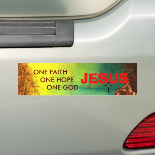 JESUS-Bumpersticker Bumpersticker (Op auto)