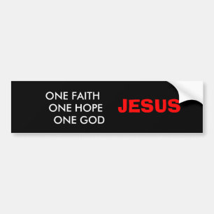 JESUS-Bumpersticker Bumpersticker