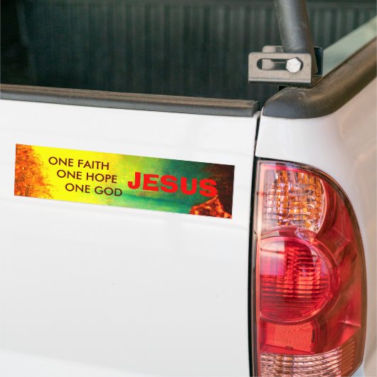 JESUS-Bumpersticker Bumpersticker (Op Truck)