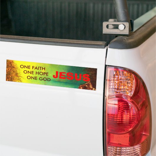 JESUS-Bumpersticker Bumpersticker (Op Truck)