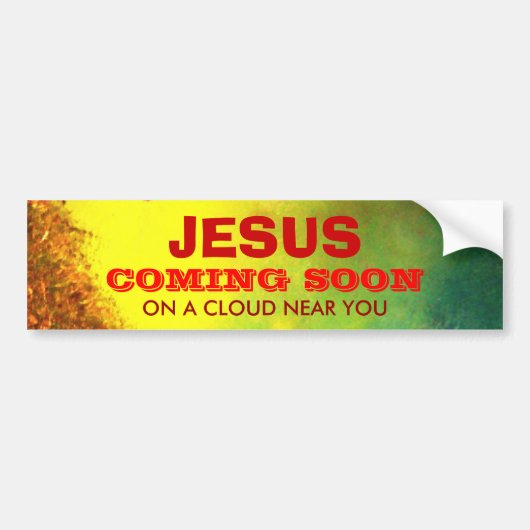 JESUS-Bumpersticker Bumpersticker (Voorkant)