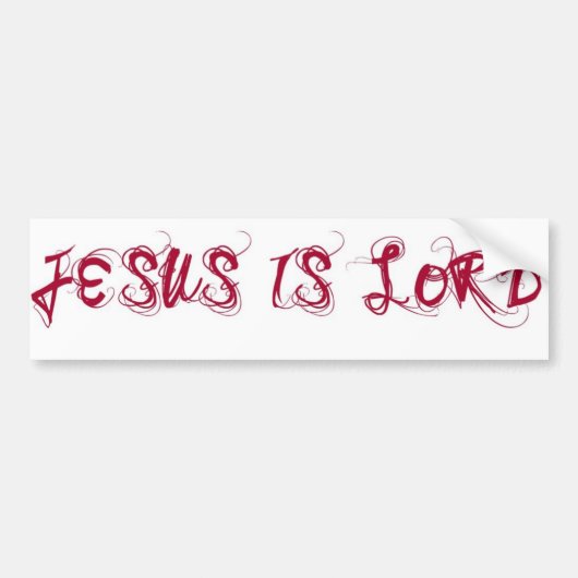 JESUS Bumperstickers (Voorkant)