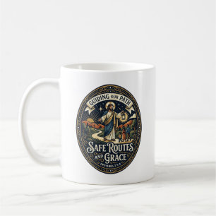 Jesus Buschauffeur Openbaarvervoerwerker T-shirt O Koffiemok