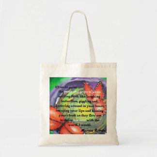 Jesus Butterflies Canvas tas