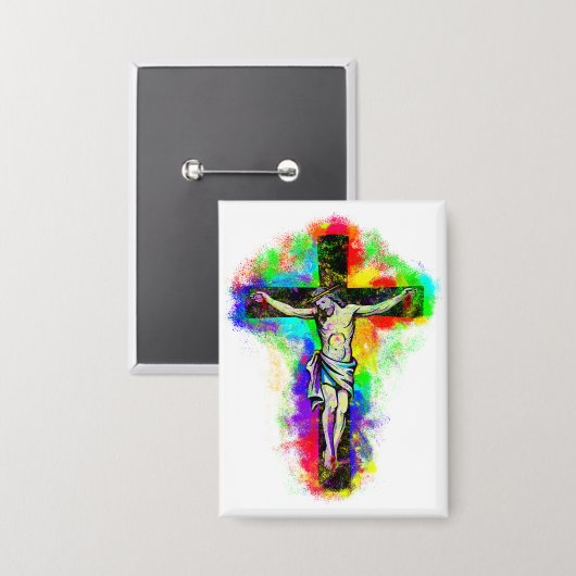 Jesus Button (Voorkant / Achterkant)